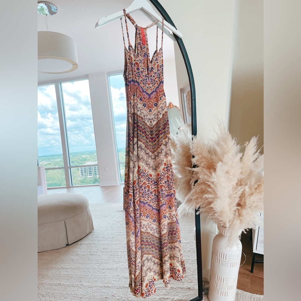 Summer boho maxi dress